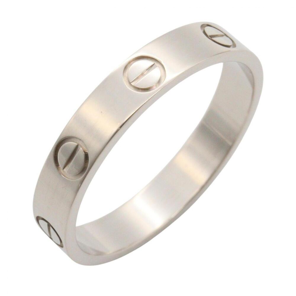 CARTIER 18k Silver Love Ring